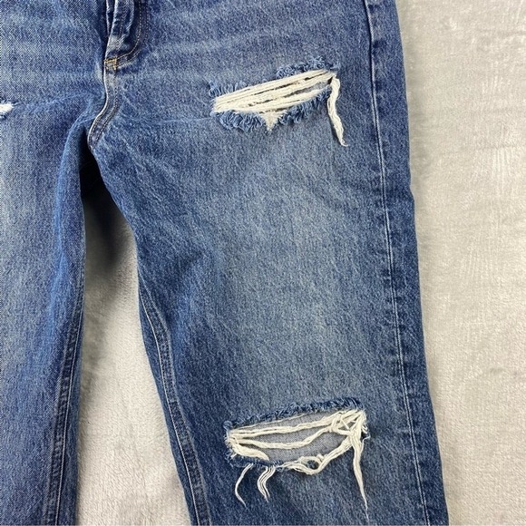 BDG Urban Outfitters Relaxed Straight Jeans Distressed Blue Mens Size 31 - Picture 4 of 9